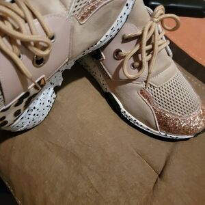 Rose Gold fashion sneakers
